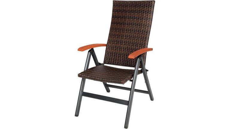 tectake aluminium polyrattan chair review