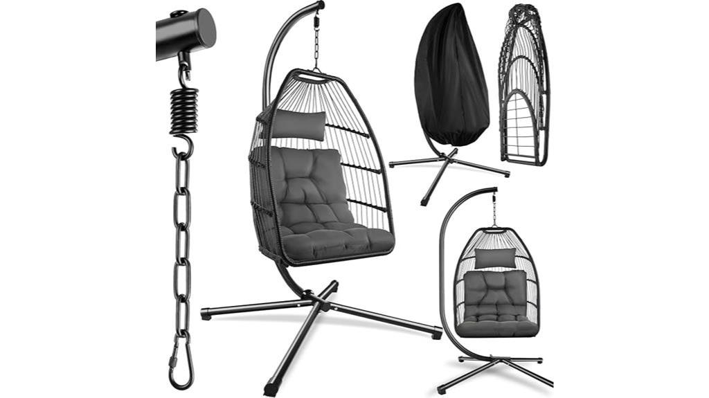 tectake hanging chair review