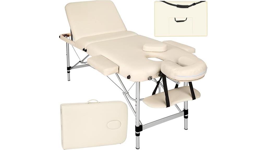 tectake mobile massage table review