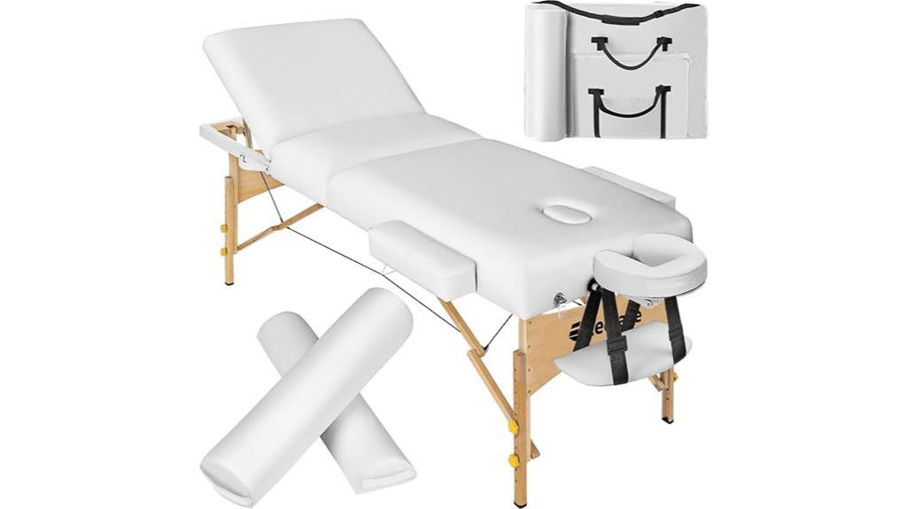 tectake mobile massage table review