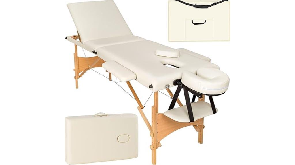 tectake mobile massage table review