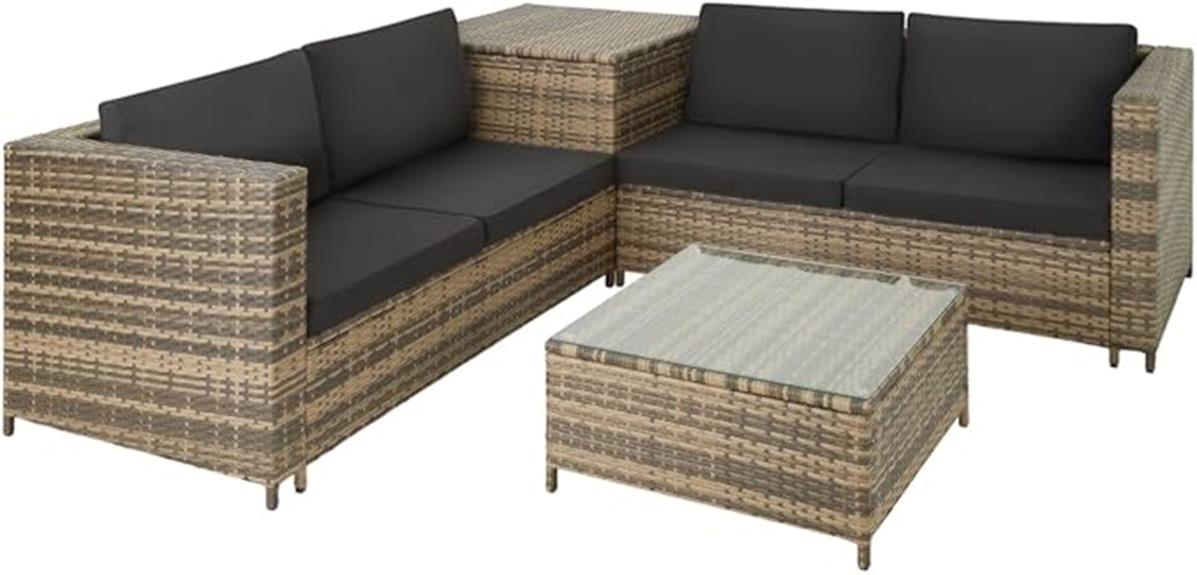 tectake polyrattan sitzgruppe review