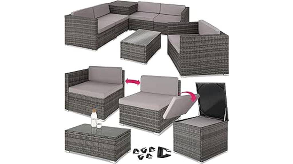 tectake polyrattan sitzgruppe review