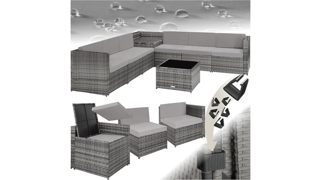 polyrattan gartenlounge testbericht
