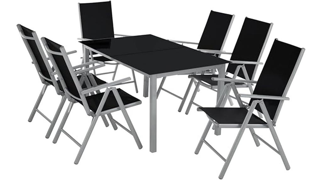 tectake Aluminium-Klappstühle