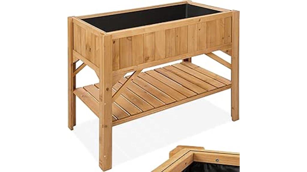 tectake Hochbeet aus Holz Bewertung